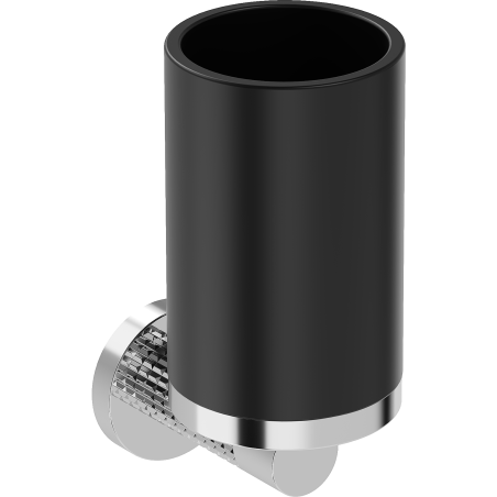 Mexen Triv hrneček na kartáčky, černý/chrom - 70A33051-00B