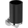 Mexen Triv hrneček na kartáčky, černý/chrom - 70A33051-00B