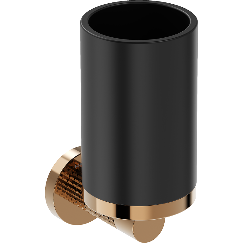 Mexen Triv kelímek na kartáčky, černý/růžové zlato - 70A33051-60B
