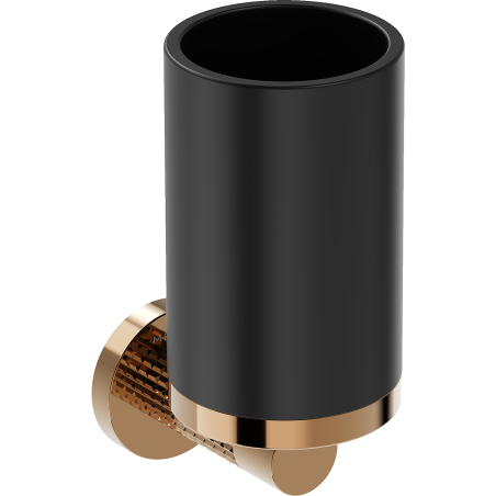 Mexen Triv kelímek na kartáčky, černý/růžové zlato - 70A33051-60B