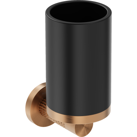 Mexen Triv kelímek na kartáčky, černý/kartáčovaná měď - 70A33051-65B