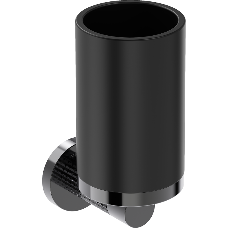 Mexen Triv držák na kartáčky, černý/black chrome - 70A33051-73B