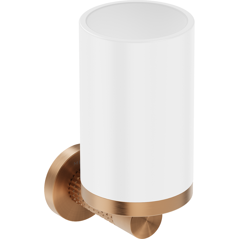 Mexen Triv hrnek na kartáčky, bílý/kartáčovaná měď - 70A33051-65W