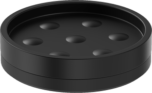 Mexen Triv mýdlenka stojící, černá - 70A33057-70B