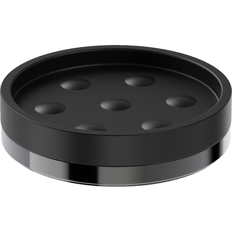 Mexen Triv mýdlenka stojící, černá/black chrome - 70A33057-73B