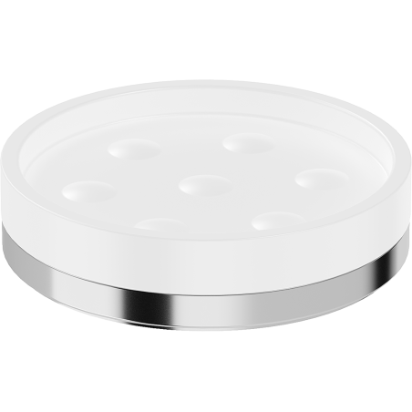 Mexen Triv mýdelnička stojící, bílá/chrom - 70A33057-00W