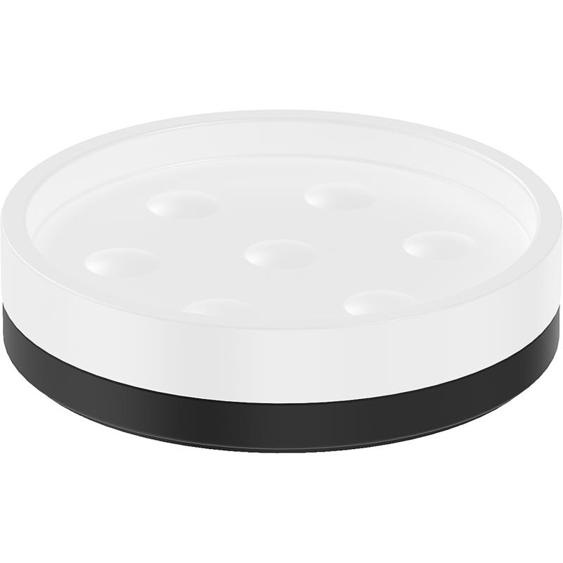 Mexen Triv mýdlenka stojící, bílá/černá - 70A33057-70W