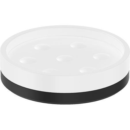 Mexen Triv mýdlenka stojící, bílá/černá - 70A33057-70W