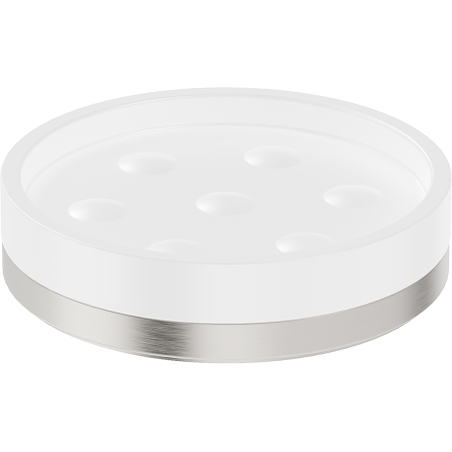 Mexen Triv mýdlenka stojací, bílá/nerez kartáčovaný - 70A33057-97W