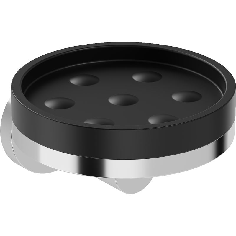 Mexen Triv mýdelnička, černá/chrom - 70A33055-00B