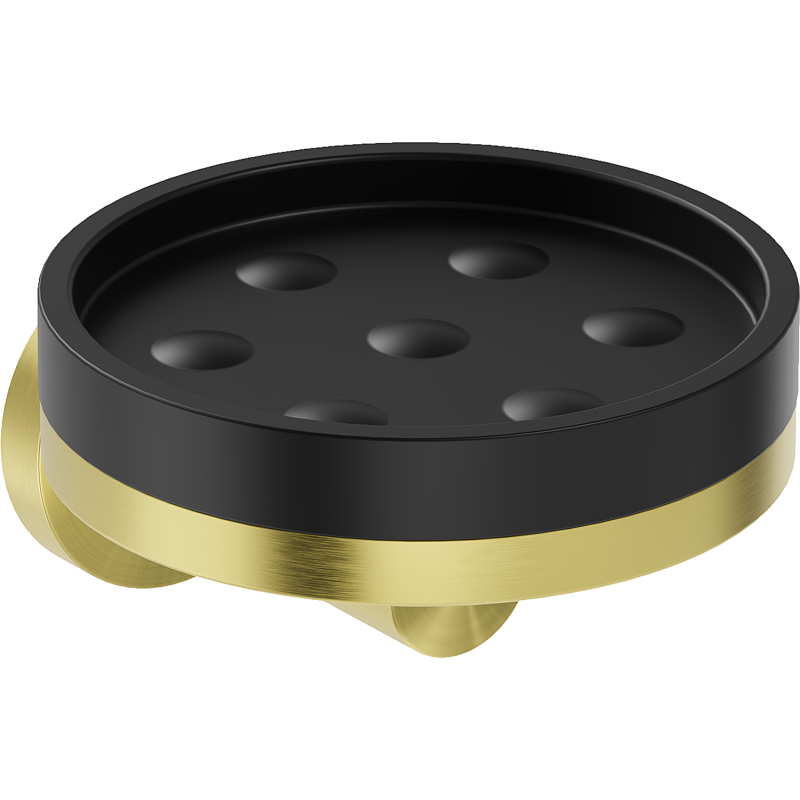 Mexen Triv mýdlenka, černá/zlatá kartáčovaná - 70A33055-55B