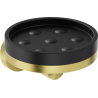 Mexen Triv mýdlenka, černá/zlatá kartáčovaná - 70A33055-55B
