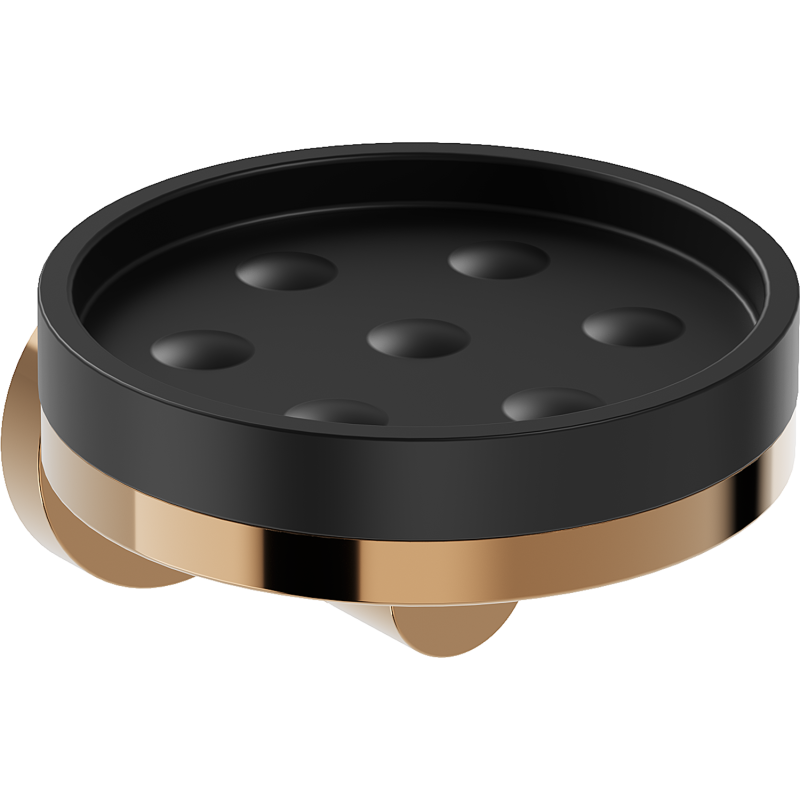 Mexen Triv mýdelnička, černá/růžové zlato - 70A33055-60B