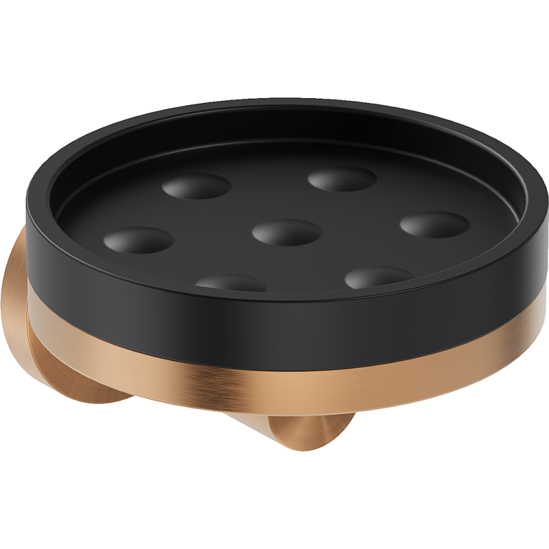 Mexen Triv mýdlenka, černá/měď kartáčovaná - 70A33055-65B