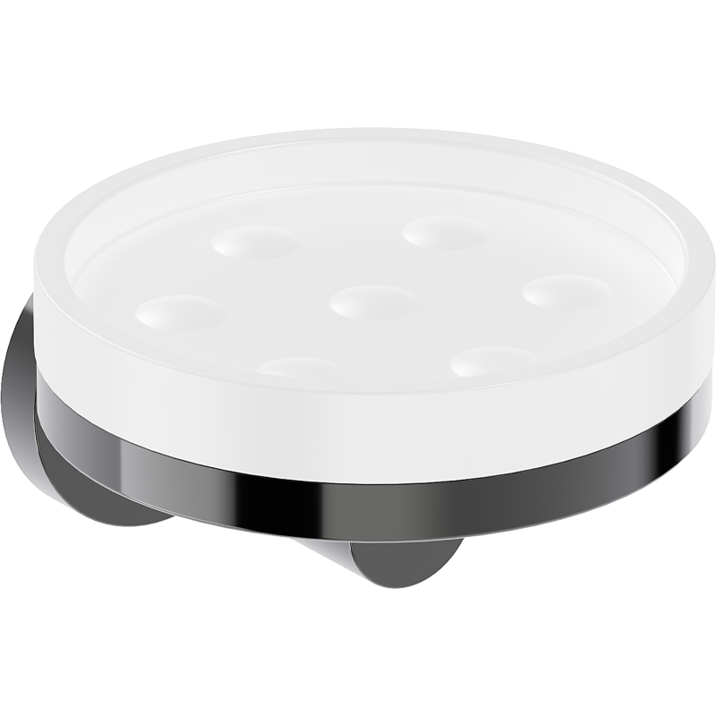 Mexen Triv mýdlenka, bílá/black chrome - 70A33055-73W