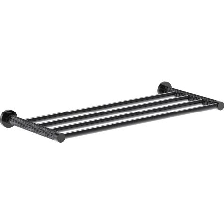 Mexen Triv police na ručník, černý chrom - 70A33082-73