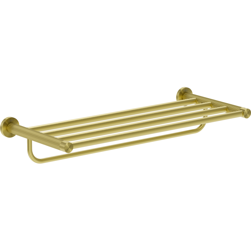 Mexen Triv police na ručníky, zlatá kartáčovaná - 70A33081-55