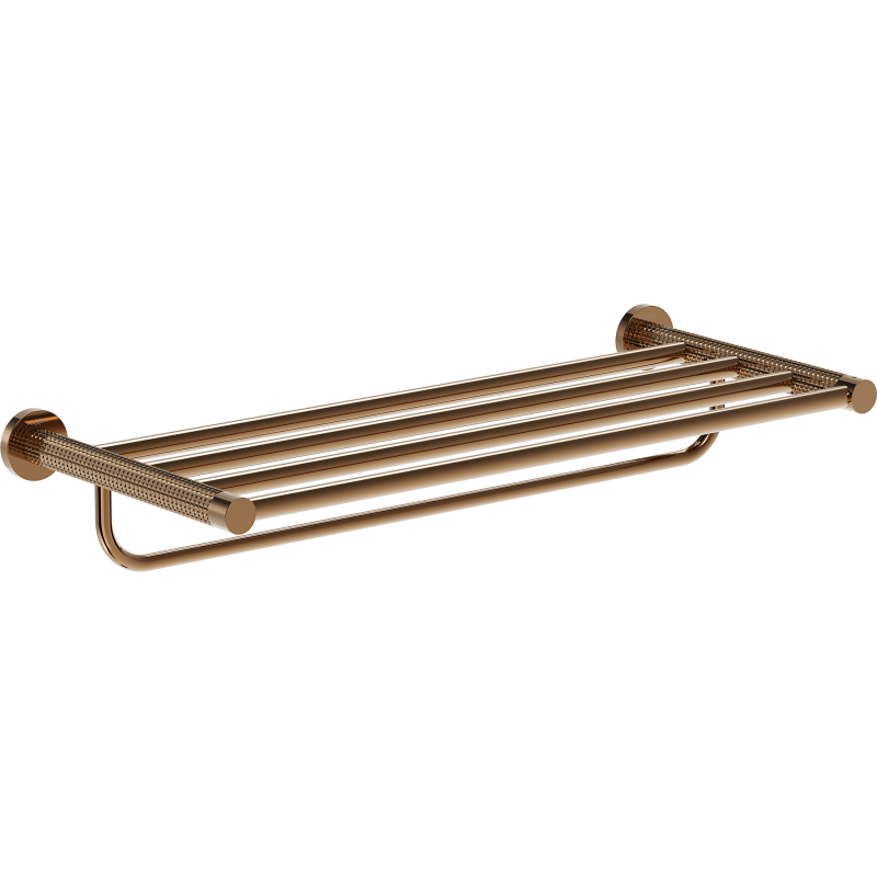 Mexen Triv police na ručníky, růžové zlato - 70A33081-60