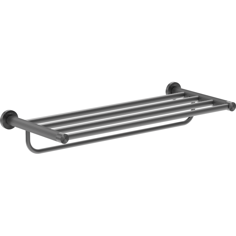 Mexen Triv police na ručníky, kartáčovaná gun grey - 70A33081-66
