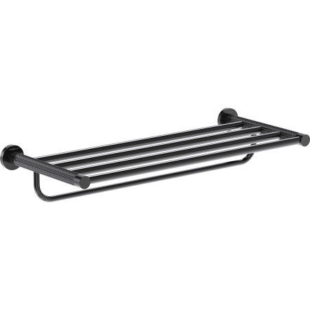 Mexen Triv police na ručník, černý chrom - 70A33081-73