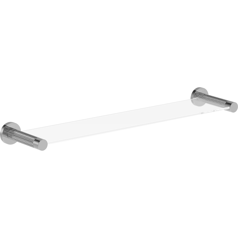 Mexen Triv závěsná skleněná police, chrom - 70A33061-00