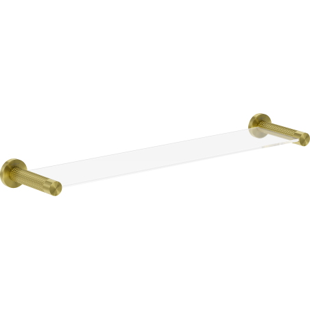 Mexen Triv závěsná skleněná police, zlatá kartáčovaná - 70A33061-55