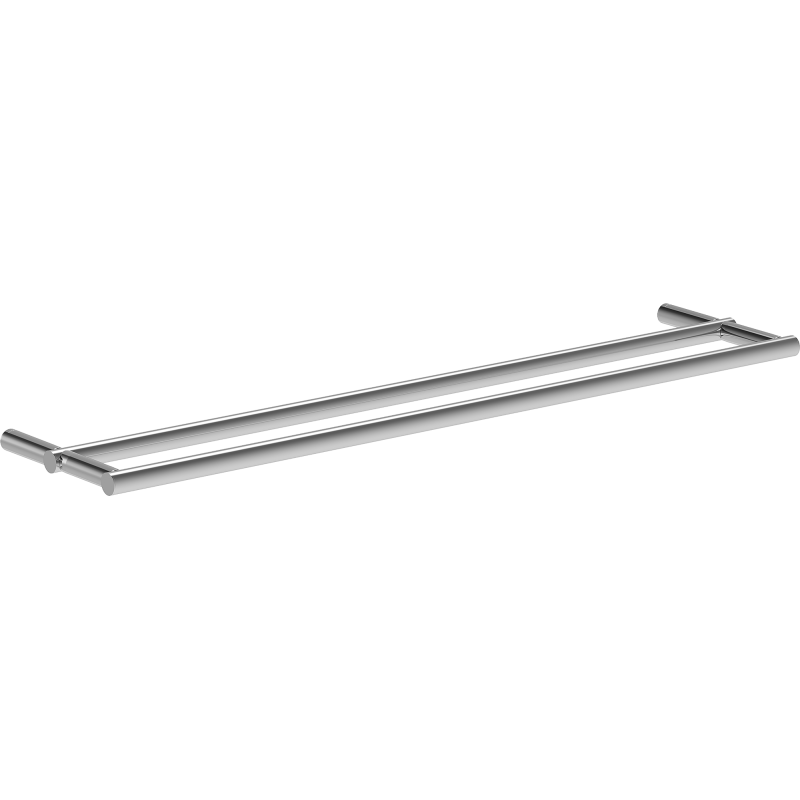 Mexen Loop dvojitý věšák na ručníky, chrom - 70A71047-00