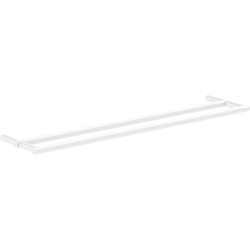 Mexen Loop dvojitý držák na ručníky, bílý - 70A71047-20