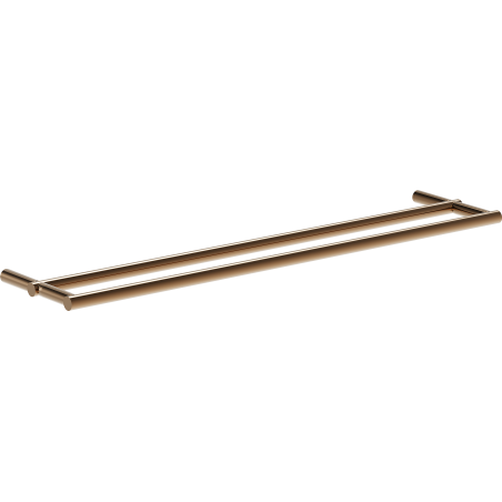 Mexen Loop dvojitý držák na ručníky, růžové zlato - 70A71047-60