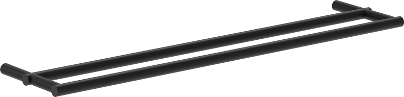 Mexen Loop dvojitý držák na ručník, černý - 70A71047-70