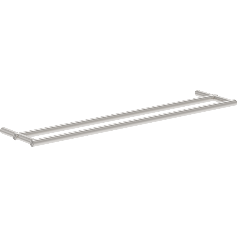 Mexen Loop dvojitý držák na ručník, kartáčovaný nikl - 70A71047-97