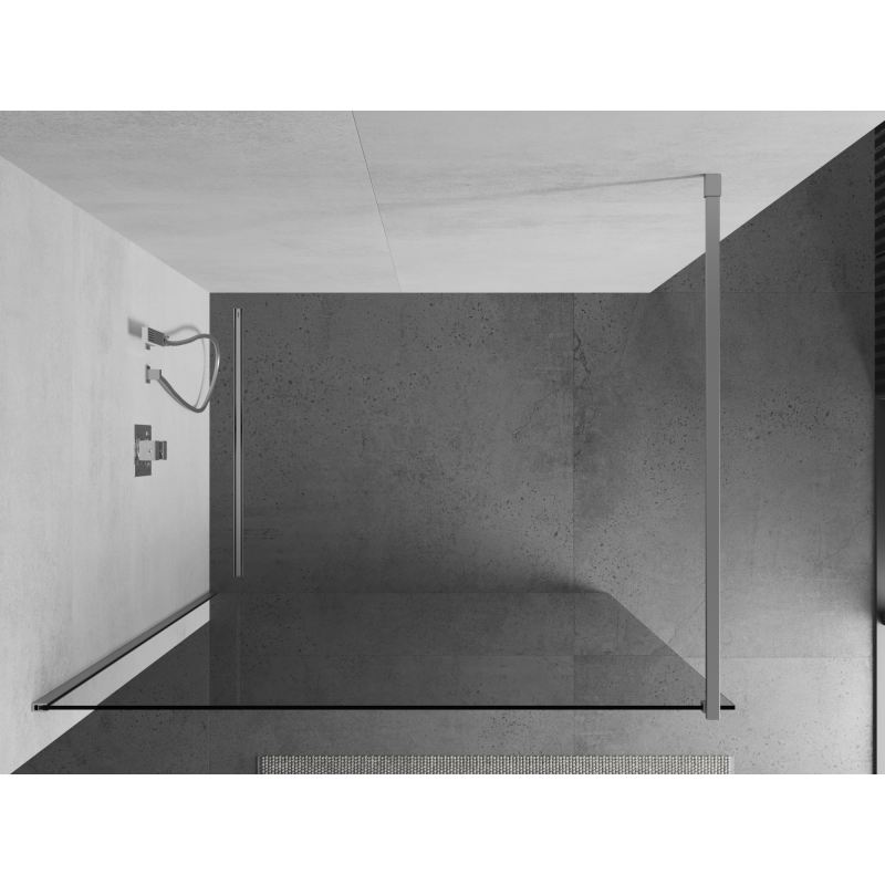 Mexen Kioto sprchová stěna Walk-in 60 x 200 cm, transparentní 8 mm, chrom - 800-060-101-01-00