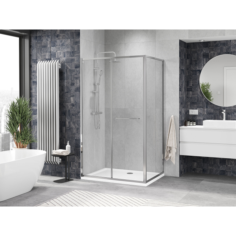 Mexen Linea posuvná sprchová kabina 100 x 85 cm, transparentní, chrom - 8E1-100-085-01-01