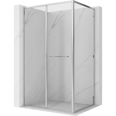 Mexen Linea prosklený sprchový kout 80 x 90 cm, průhledný, chrom - 8E1-080-090-01-01