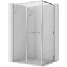 Mexen Linea posuvná sprchová kabina 80 x 95 cm, transparentní, chrom - 8E1-080-095-01-01