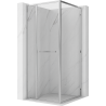 Mexen Linea posuvná sprchová kabina 80 x 80 cm, transparentní, chrom - 8E1-080-080-01-01