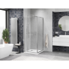 Mexen Linea posuvná sprchová kabina 80 x 80 cm, transparentní, chrom - 8E1-080-080-01-01