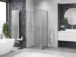 Mexen Linea posuvná sprchová kabina 85 x 85 cm, transparentní, chrom - 8E1-085-085-01-01