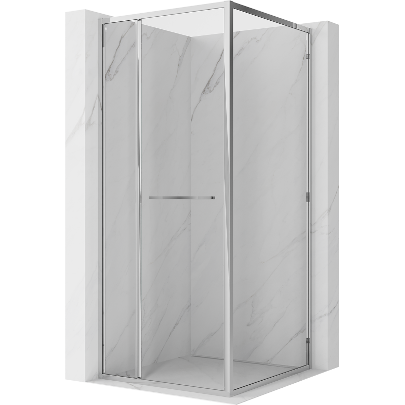 Mexen Linea posuvná sprchová kabina 95 x 95 cm, transparentní, chrom - 8E1-095-095-01-01