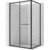 Mexen Linea posuvná sprchová kabina 80 x 90 cm, transparentní, černá - 8E1-080-090-70-70