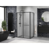 Mexen Linea Sprchová kabina posuvná 80 x 95 cm, transparentní, černá - 8E1-080-095-70-70