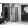 Mexen Linea posuvná sprchová kabina 80 x 80 cm, transparentní, černá - 8E1-080-080-70-70