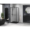 Mexen Linea posuvná sprchová kabina 95 x 95 cm, transparentní, černá - 8E1-095-095-70-70