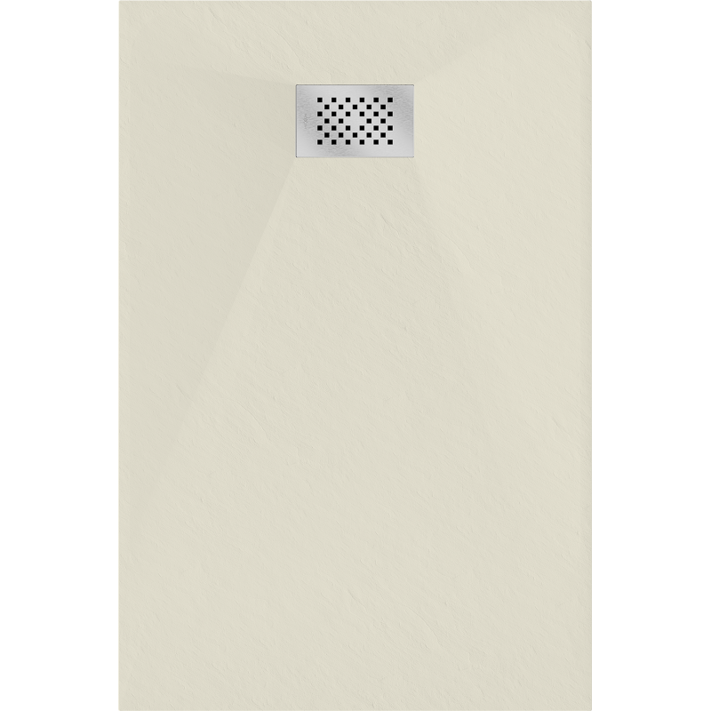 Mexen Hugo obdélníkový sprchový kout SMC 120 x 80 cm, béžový, krytka inox - 42698012-X