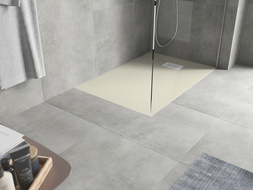 Mexen Hugo obdélníková vanička SMC 120 x 80 cm, béžová, bílá krycí deska - 42698012-W