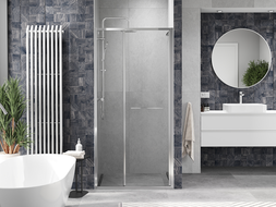 Mexen Linea posuvné sprchové dveře 80 cm, transparentní, chrom - 8E1-080-000-01-01