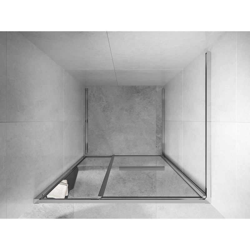 Mexen Linea posuvné sprchové dveře 120 cm, transparentní, chromové - 8E1-120-000-01-01