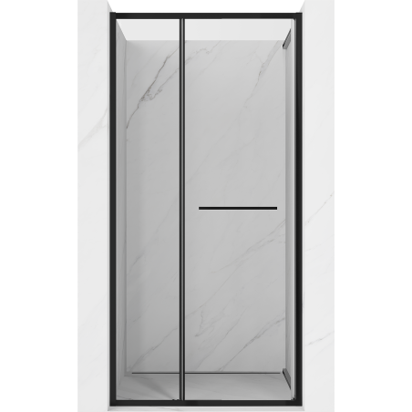 Mexen Linea Posuvné sprchové dveře 110 cm, transparentní, černé - 8E1-110-000-70-70