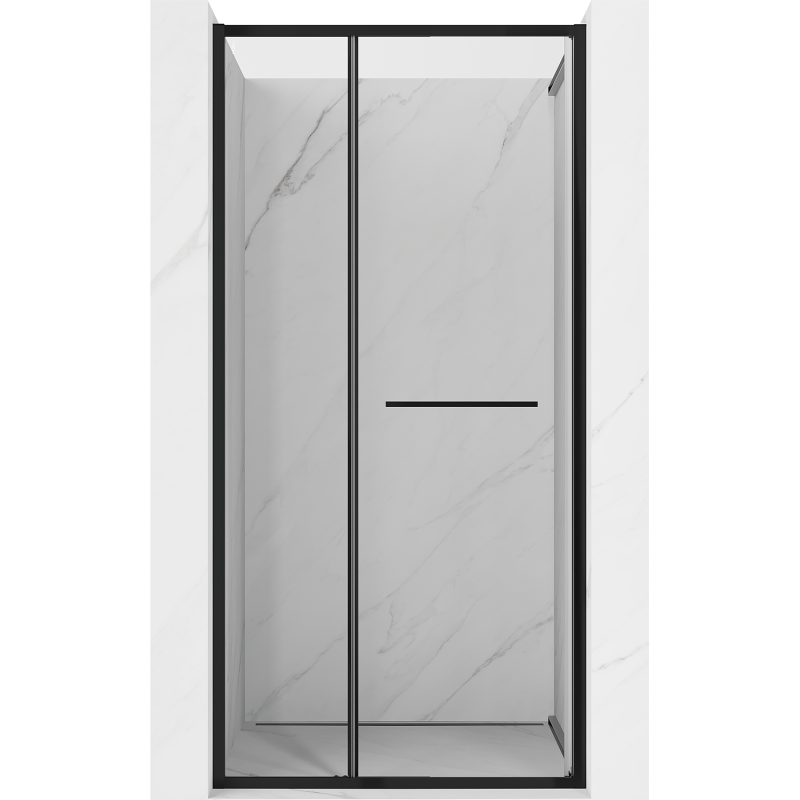 Mexen Linea posuvné sprchové dveře 120 cm, transparentní, černé - 8E1-120-000-70-70