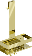 Mexen Brin-1 koupelnový košík s věšákem, zlatý - 70A8841-50